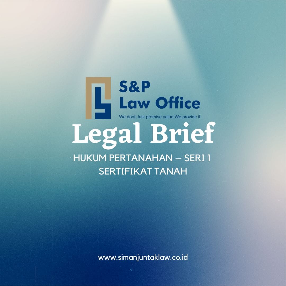 Hukum Pertanahan – Seri 1 SERTIFIKAT TANAH