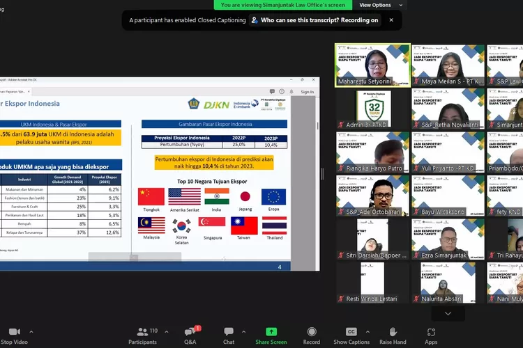 Karabha Digdaya Dorong UMKM Lokal untuk Menjadi Eksportir