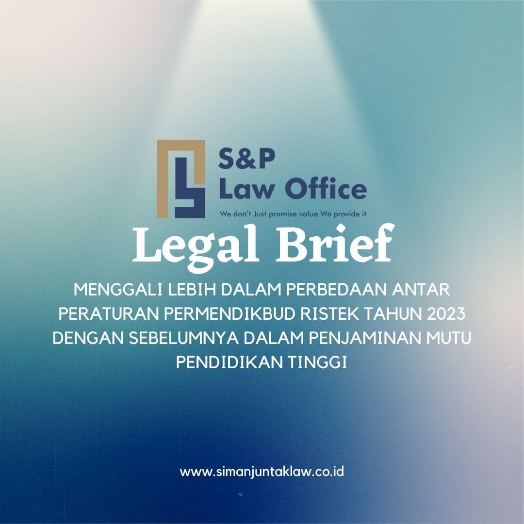 MENGGALI LEBIH DALAM PERBEDAAN ANTAR PERATURAN PERMENDIKBUD RISTEK TAHUN 2023 DENGAN SEBELUMNYA DALAM PENJAMINAN MUTU PENDIDIKAN TINGGI