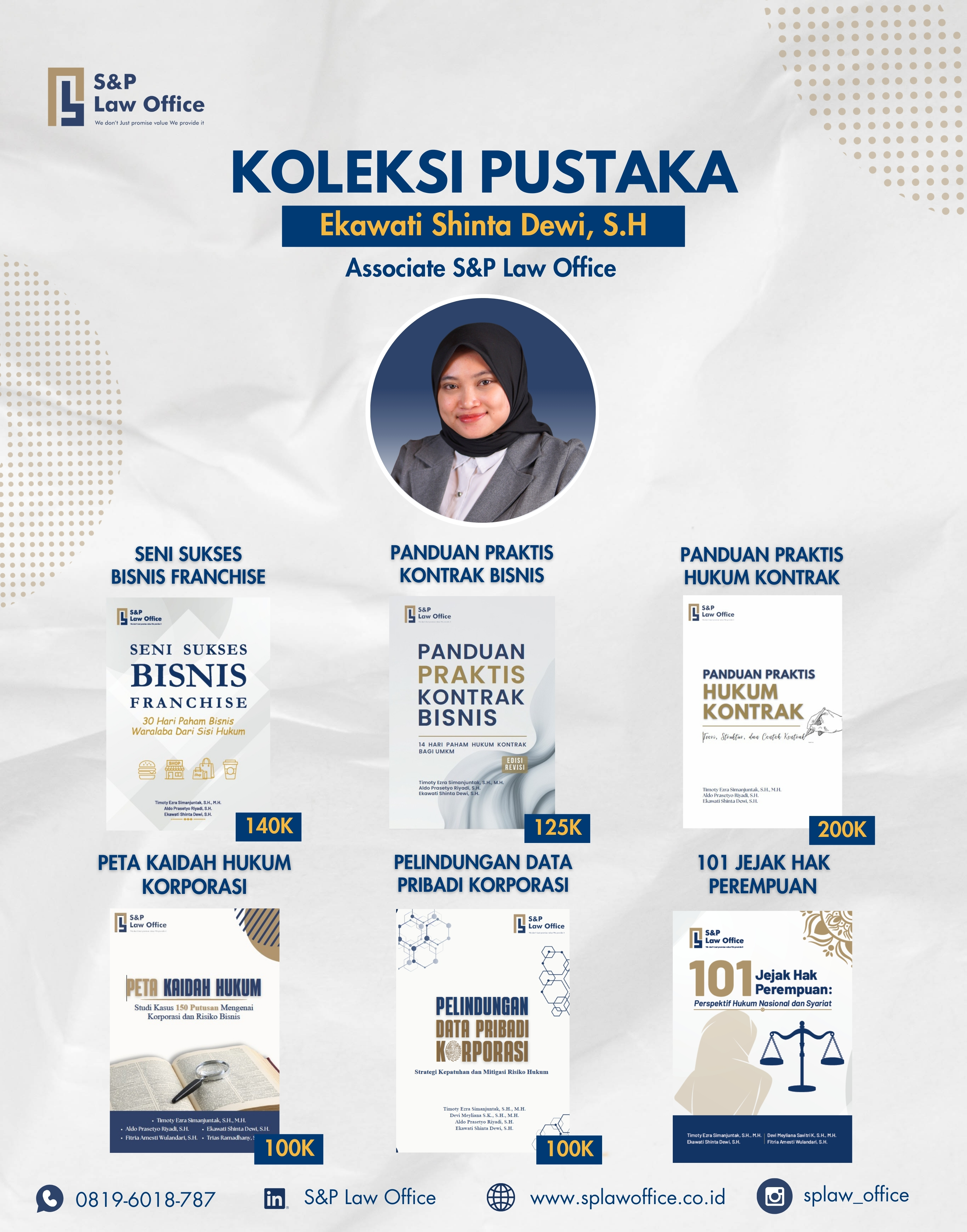 Koleksi Pustaka dari Ekawati Shinta Dewi, S.H. - Associate S&P Law Office