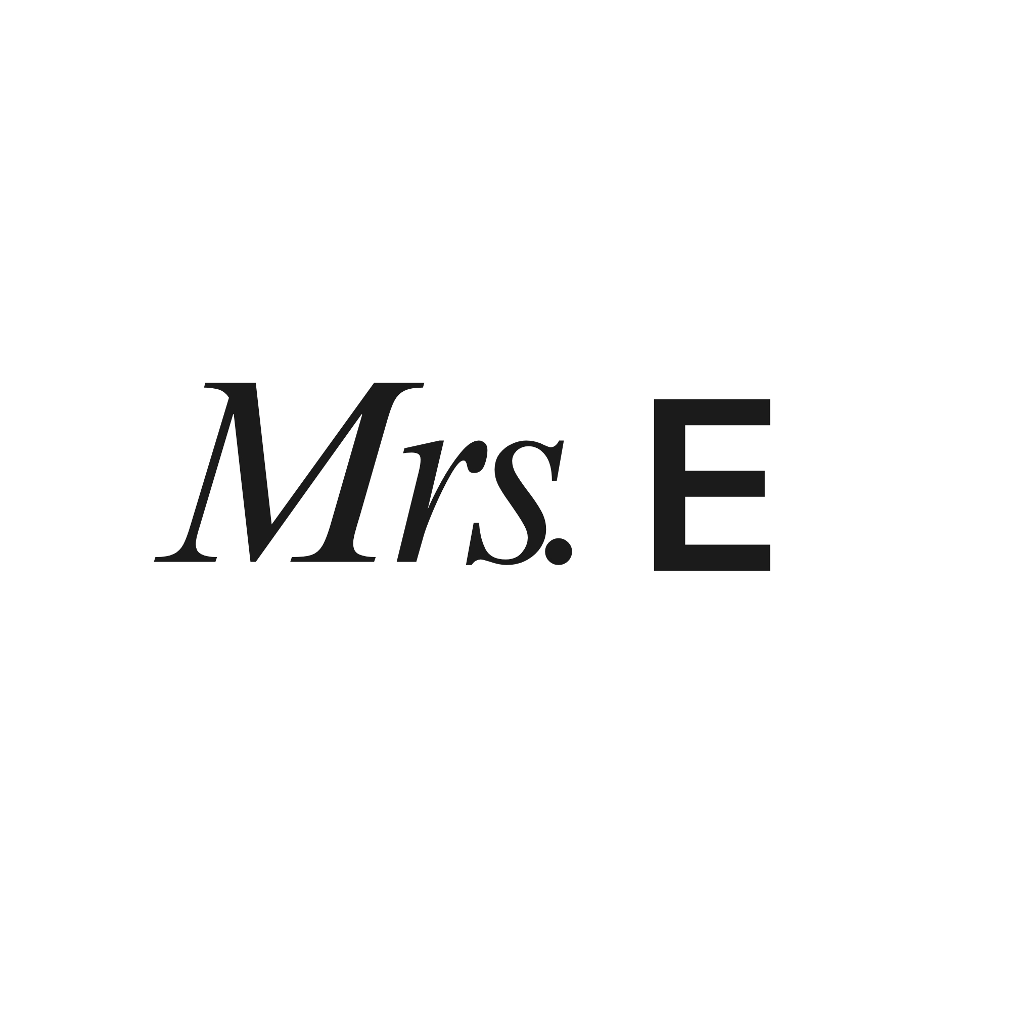 Mrs. E.