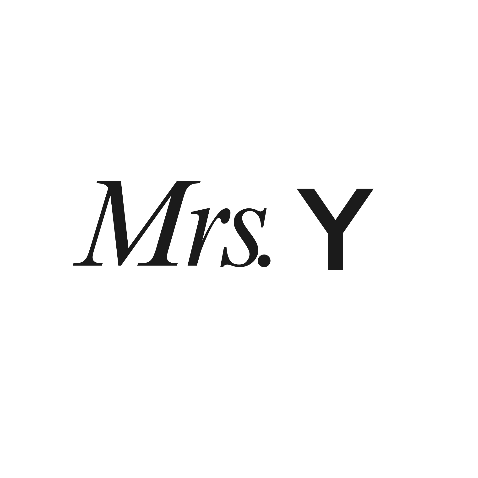 Mrs. Y.